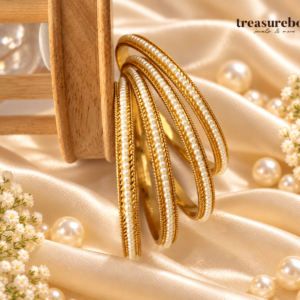 Pearl Bangles Set