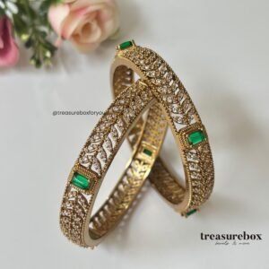 Mehendi Gold Plated Bangles Set