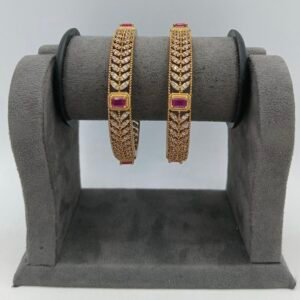 Mehendi Gold Plated Bangles Set