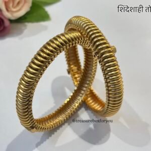 Rajwadi Gold Plated Shindeshahi Tode
