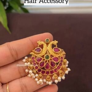 Peacock motif Hair accessory