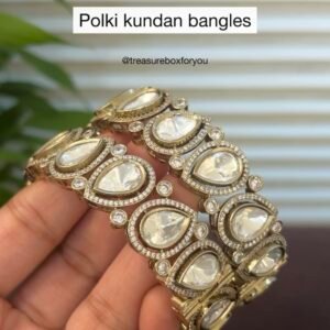 Polki Kundan bangles