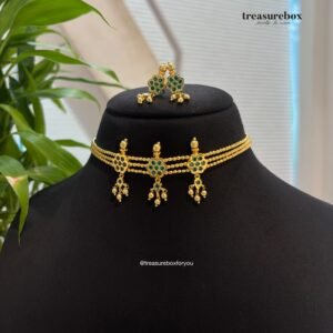 Traditional Gold Plated Thushi Set