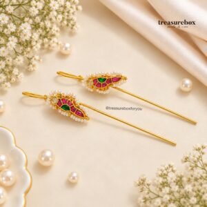 Pachi Kundan Needle Earcuffs