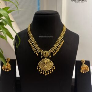 Temple Lakshmi Necklace Set