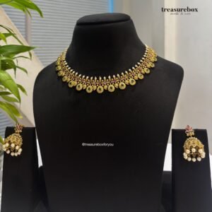 Antique gold plated Necklace set
